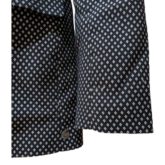 Scotch & Soda Maison Scotch Jolie Vagabonde Navy Patterned Blazer Size M - Picture 7 of 10